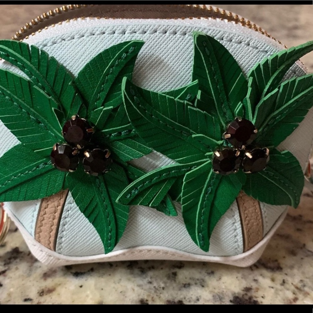 Kate Spade Palm Tree coin purse